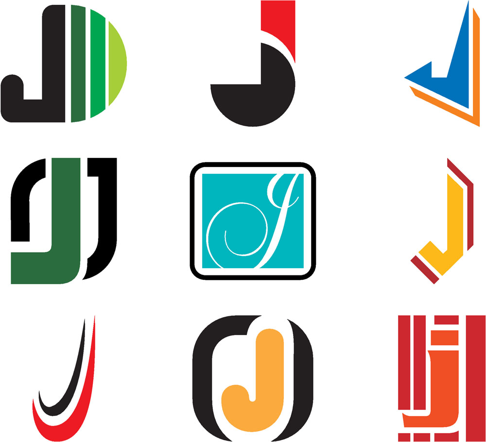英文字母logo,字母j标志,logo图形,创意logo设计,标志设计,商标设计