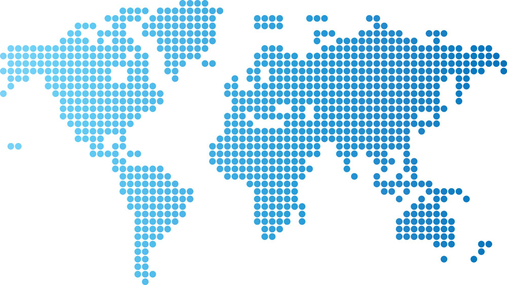 蓝色圆点世界地图矢量素材下载-其他-标志图标-矢量图片